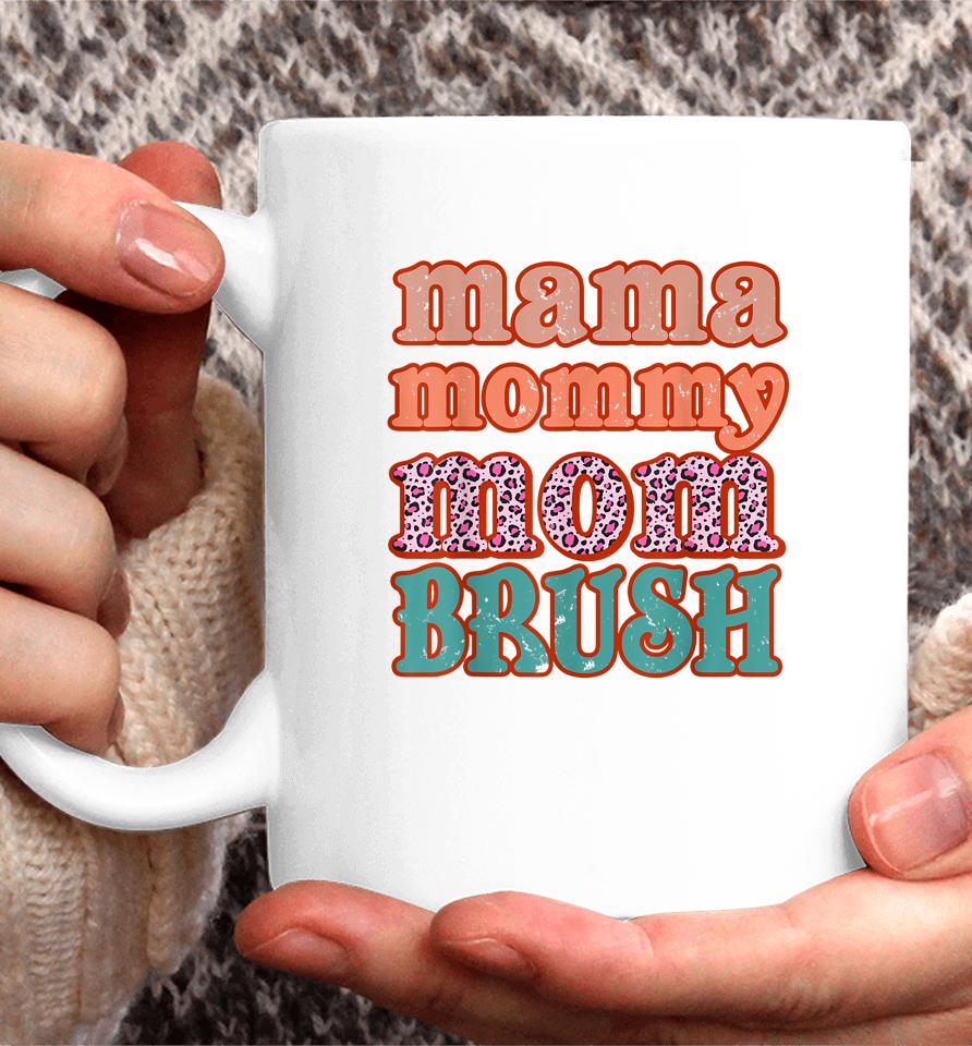 Mama Mommy Mom Bruh Vintage Leopard Coffee Mug