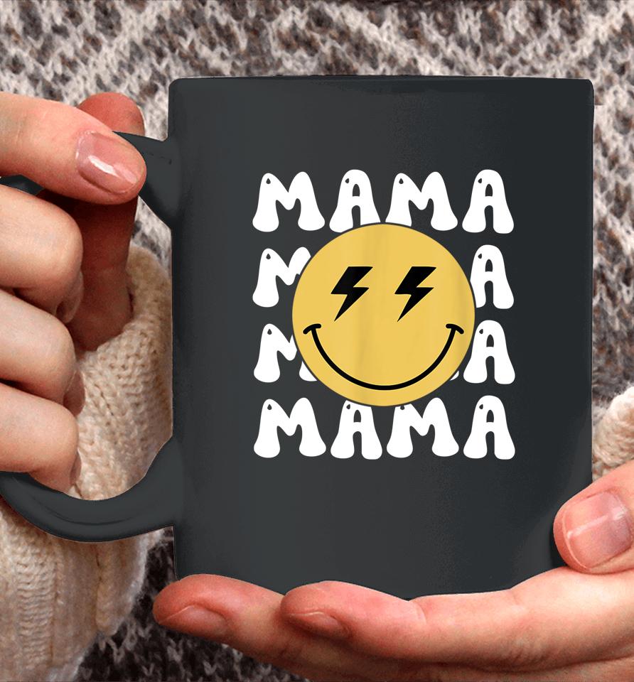Mama One Happy Dude Birthday Theme Family Matching Bolt Face Coffee Mug