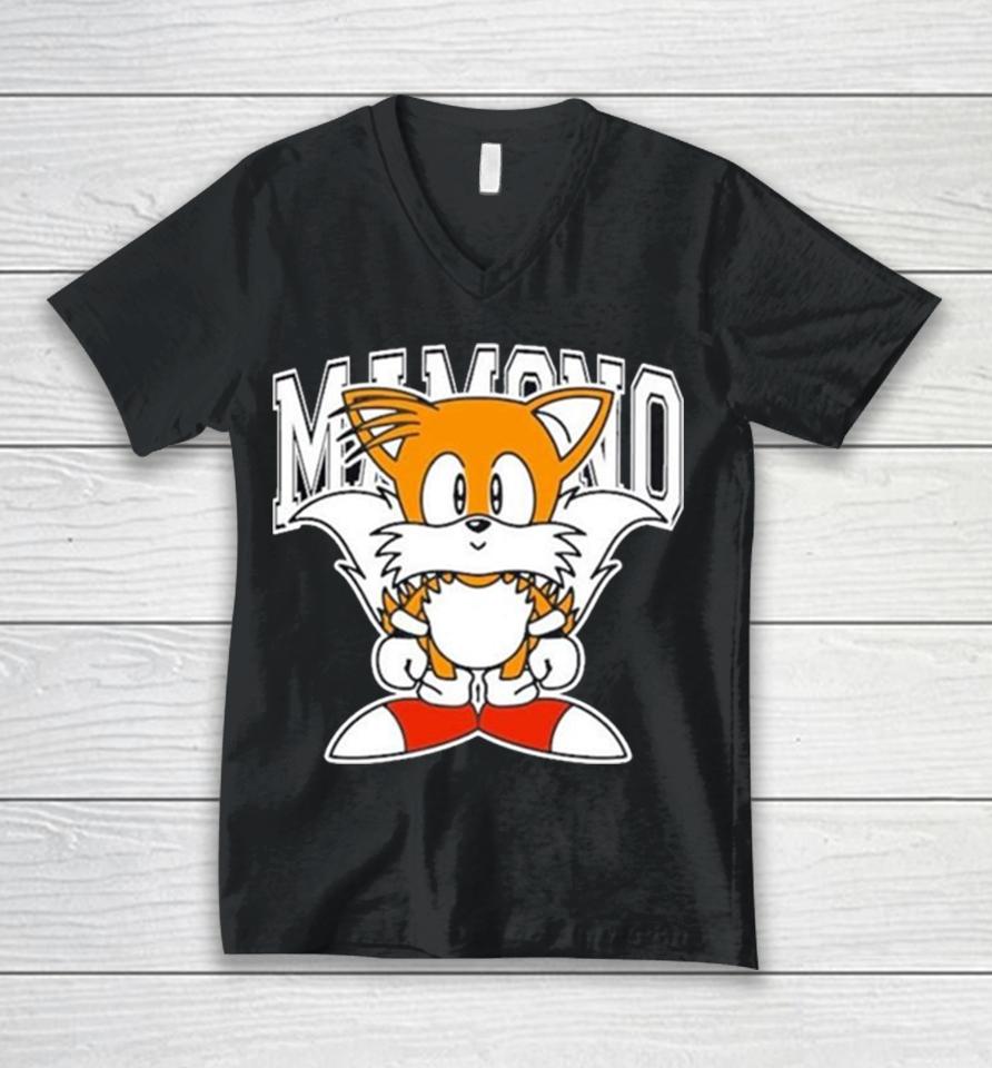 Mamono World Fox Tails Sonic Unisex V-Neck T-Shirt