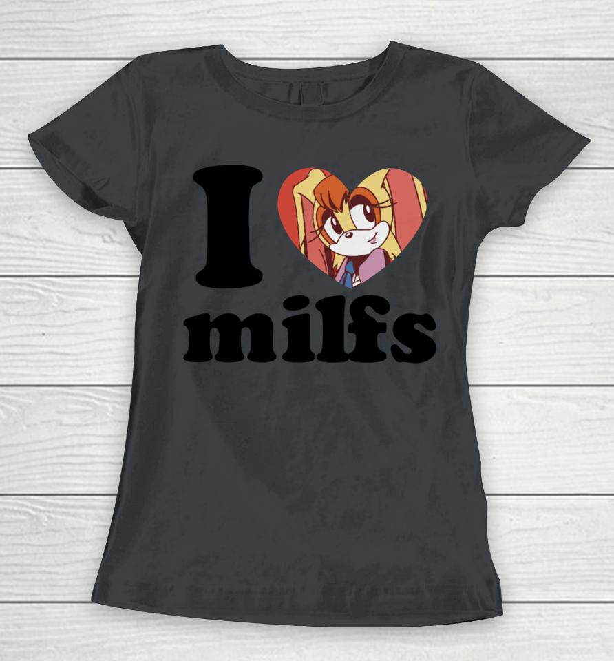 Mamono World I Love Milfs Women T-Shirt