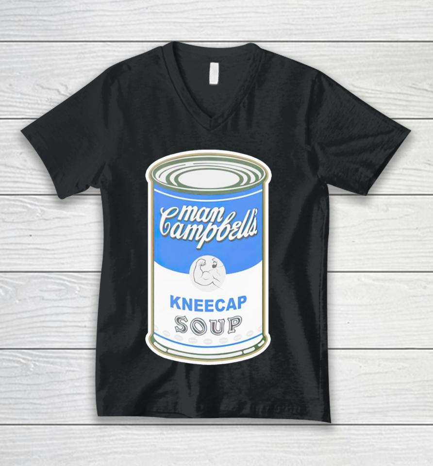 Man Campbell’s Kneecap Soup Unisex V-Neck T-Shirt