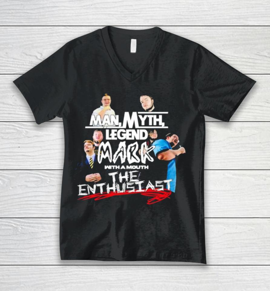 Man Myth Legend Unisex V-Neck T-Shirt