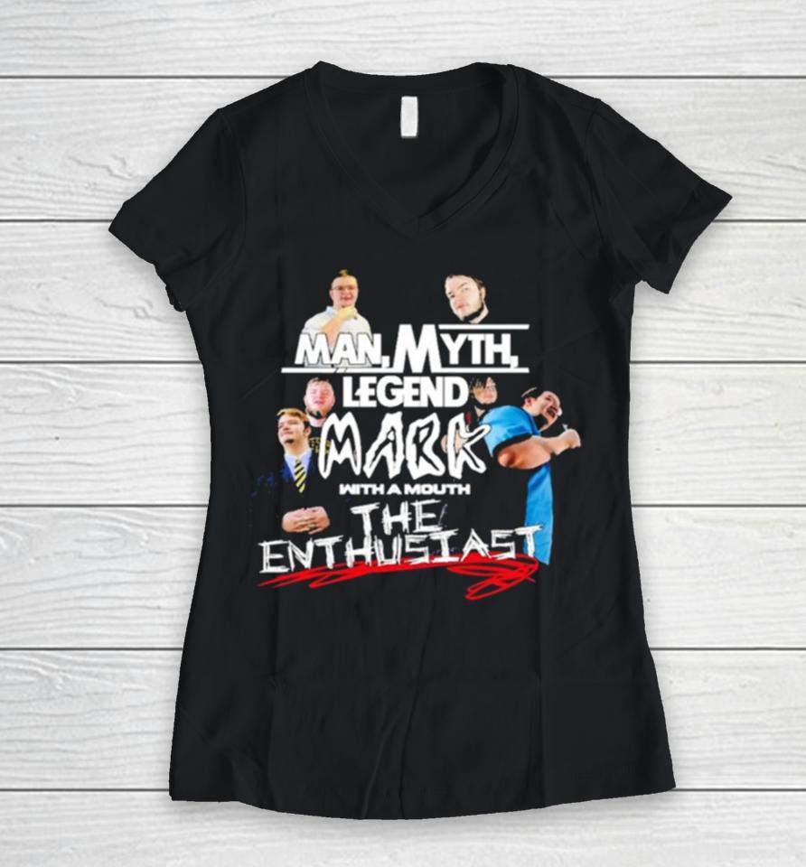 Man Myth Legend Women V-Neck T-Shirt
