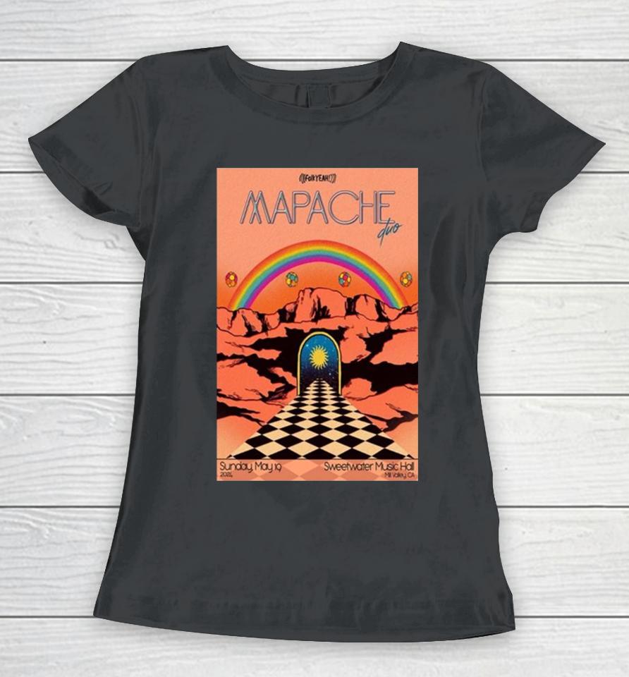 Mapache Sweetwater Music Hall Mill Valley, Ca May 19, 2024 Women T-Shirt