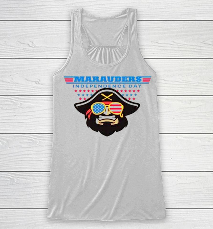 Marauders Independence Day 4Th Of July Racerback Tank