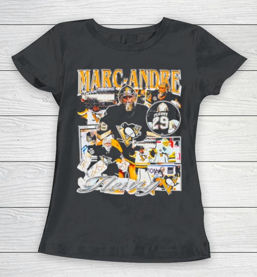 Marc Andre Fleury Pittsburgh Penguins Nhl Women T-Shirt