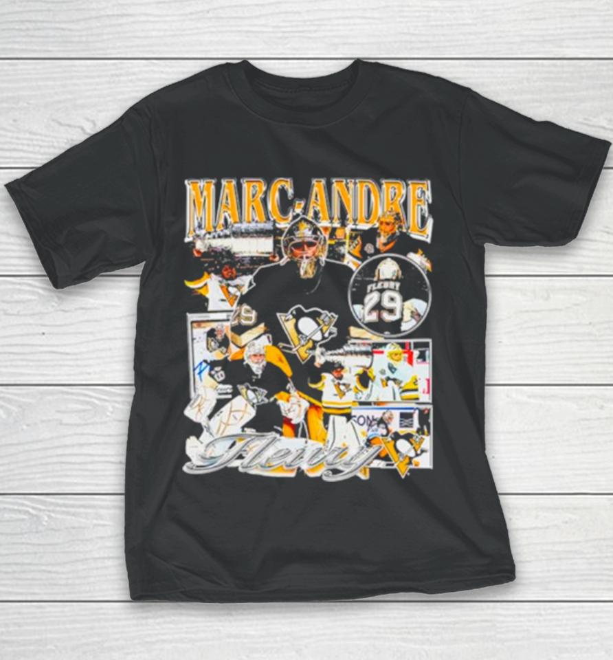 Marc Andre Fleury Pittsburgh Penguins Nhl Youth T-Shirt