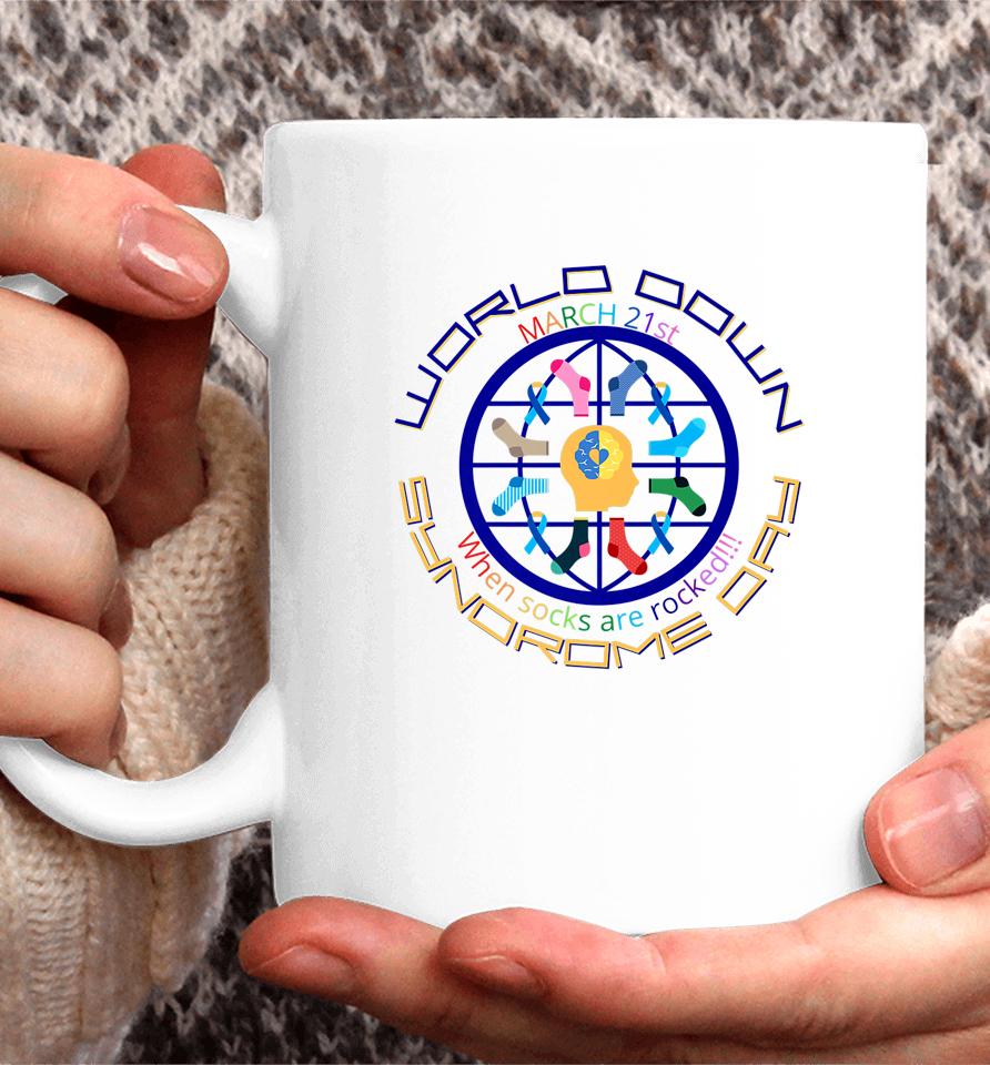 March 21 Support Trisomy World Down Syndrome Day Coffee Mug