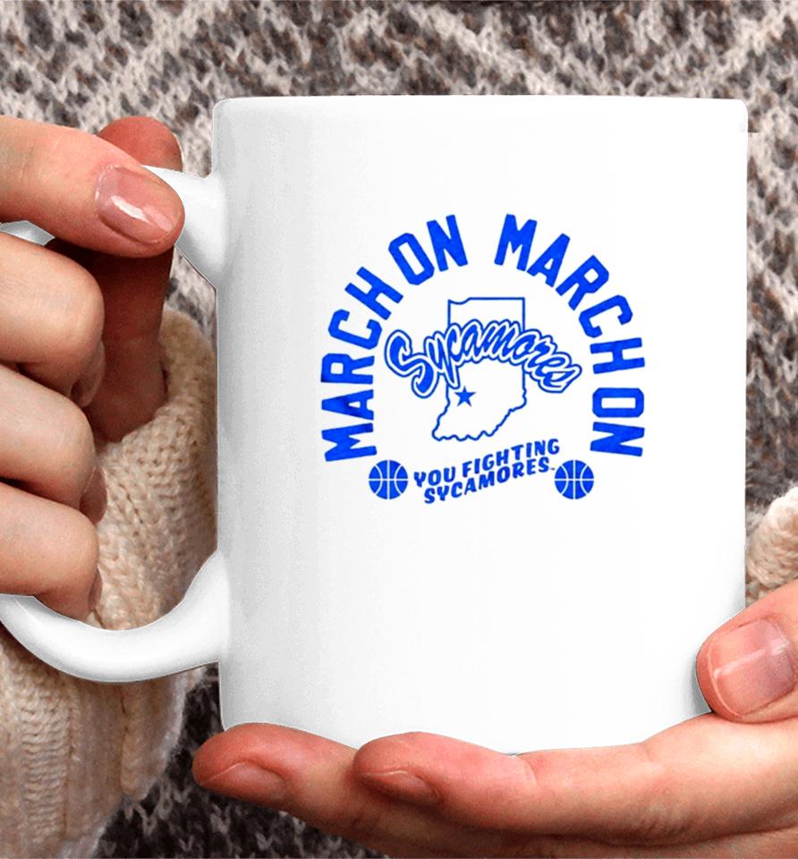 March On Sycamores ’24 You Fighting Sycamores Coffee Mug