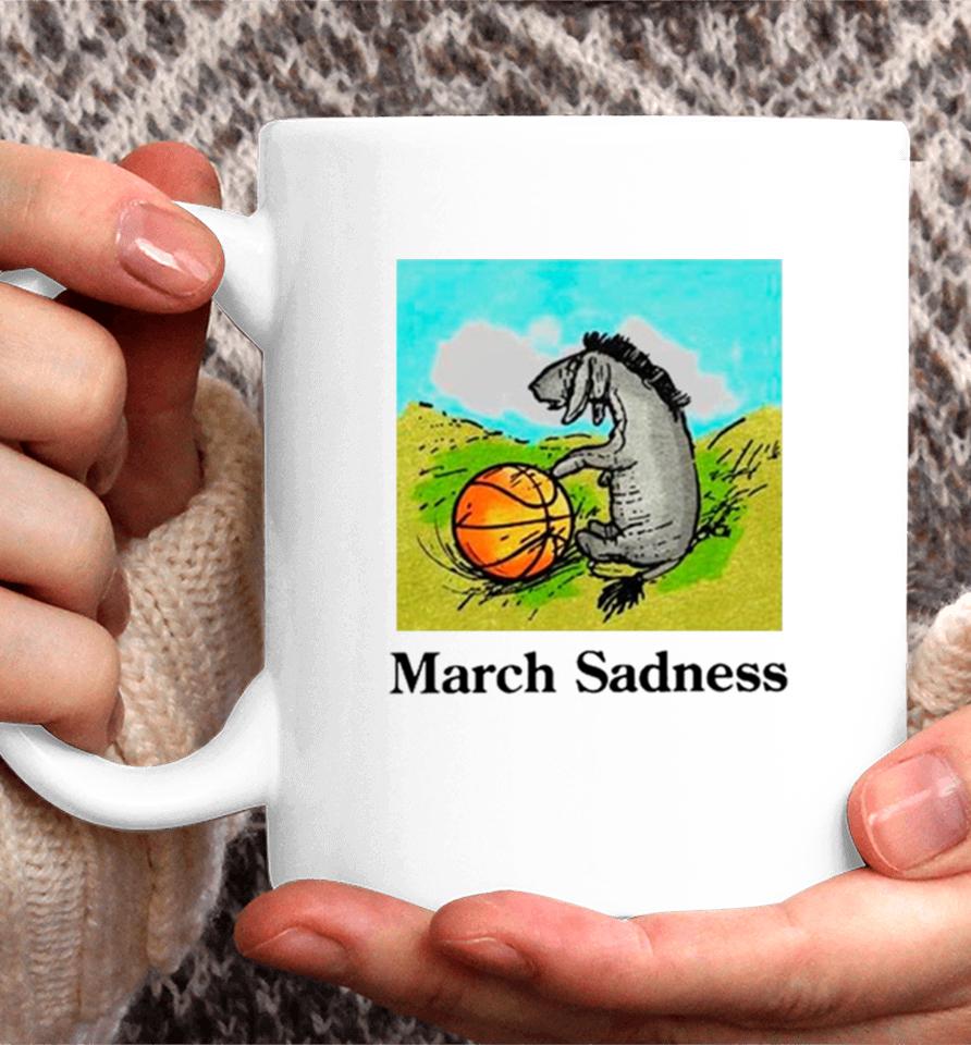 March Sadness Donkey Basketball Coffee Mug