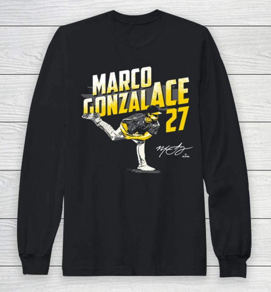 Marco Gonzalace 27 Gonzales Signatures Long Sleeve T-Shirt