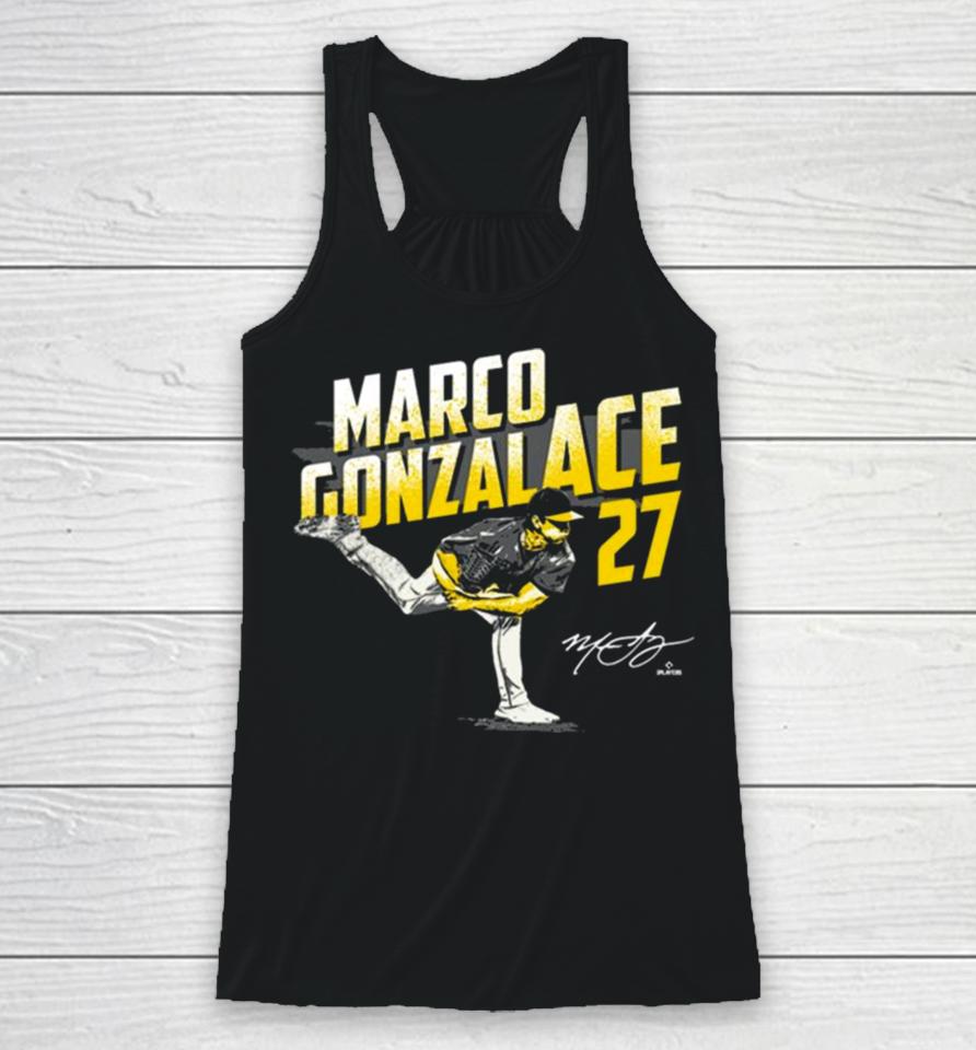 Marco Gonzalace 27 Gonzales Signatures Racerback Tank