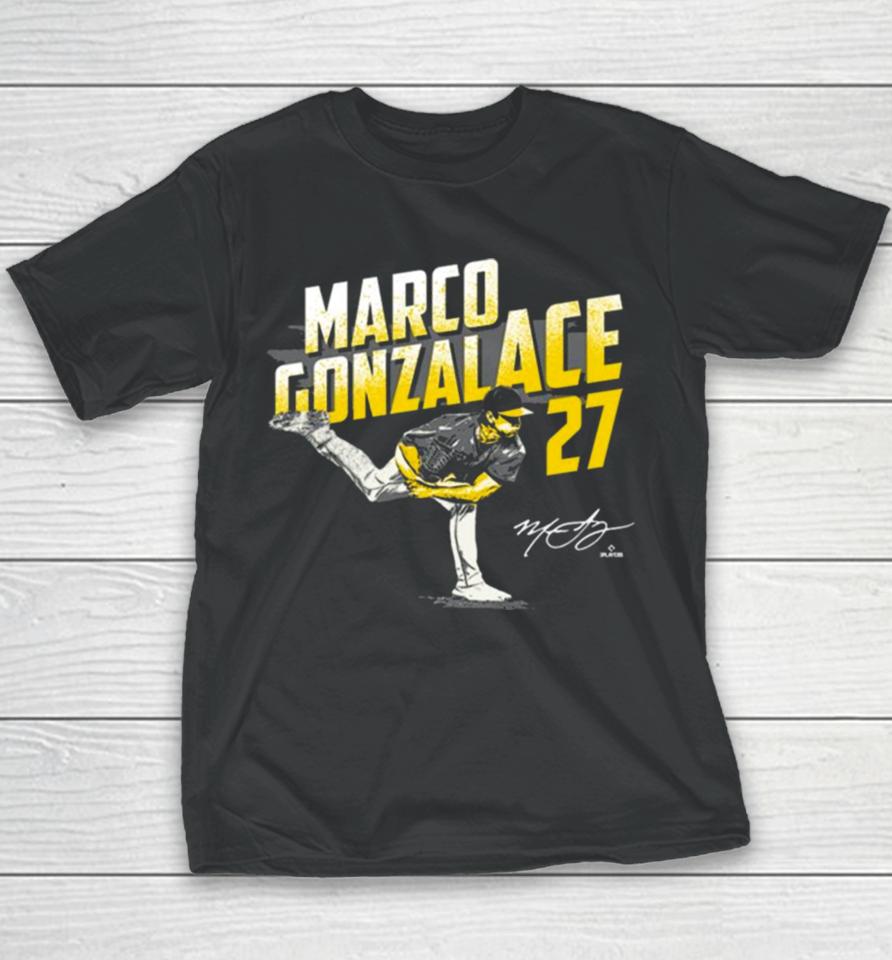 Marco Gonzalace 27 Gonzales Signatures Youth T-Shirt