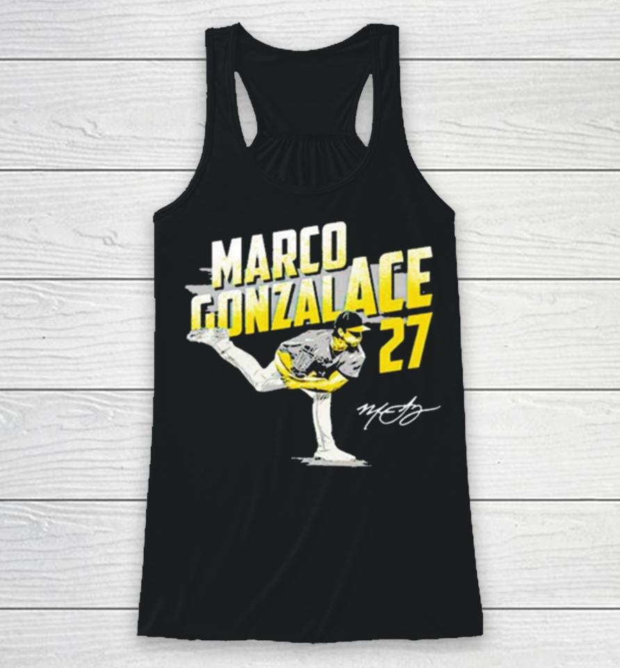 Marco Gonzalace Gonzales Pittsburgh Pirates Signature Racerback Tank