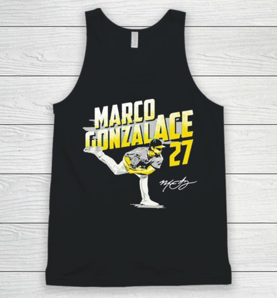 Marco Gonzalace Gonzales Pittsburgh Pirates Signature Unisex Tank Top