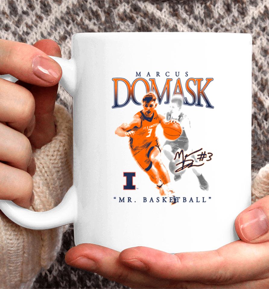 Marcus Domask Mr. Illinois Fighting Illini Basketball Tee Coffee Mug