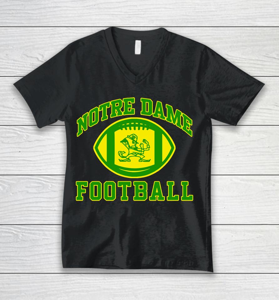 Marcus Freeman Notre Dame Football Unisex V-Neck T-Shirt