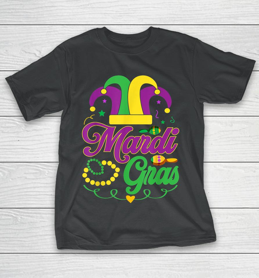 Mardi Gras 2022 Parade Party Let The Shenanigans Begin T-Shirt