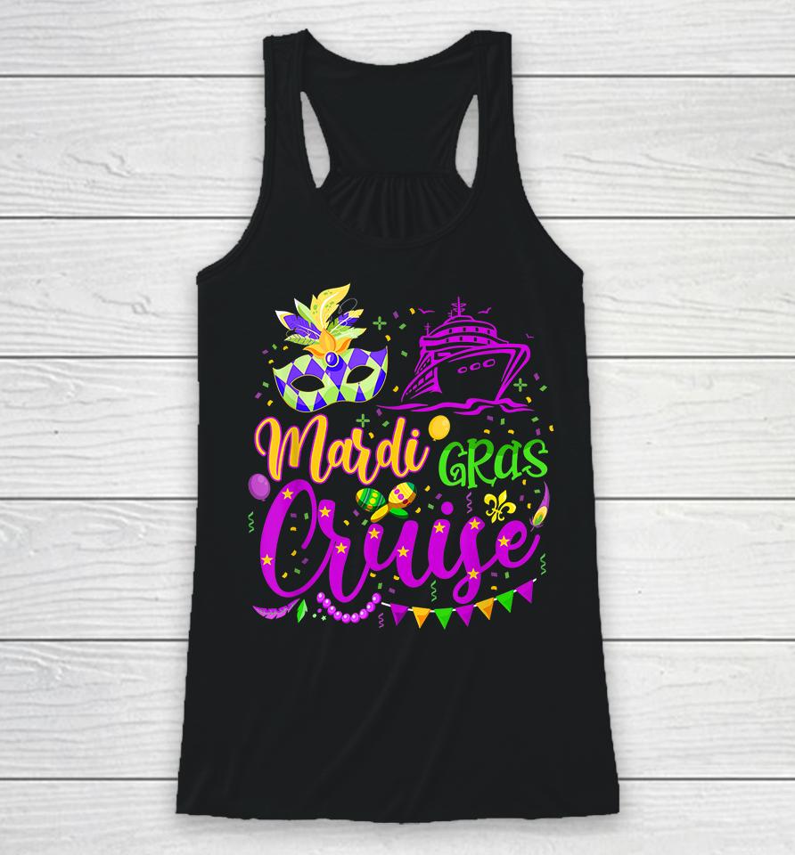 Mardi Gras Cruise Racerback Tank