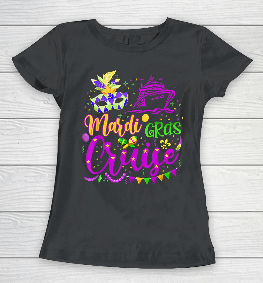 Mardi Gras Cruise Women T-Shirt