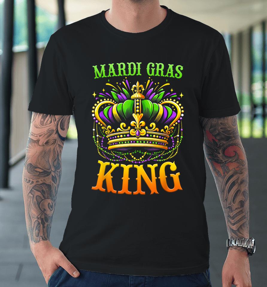 Mardi Gras King Shirt Men Carnival Costume Premium T-Shirt