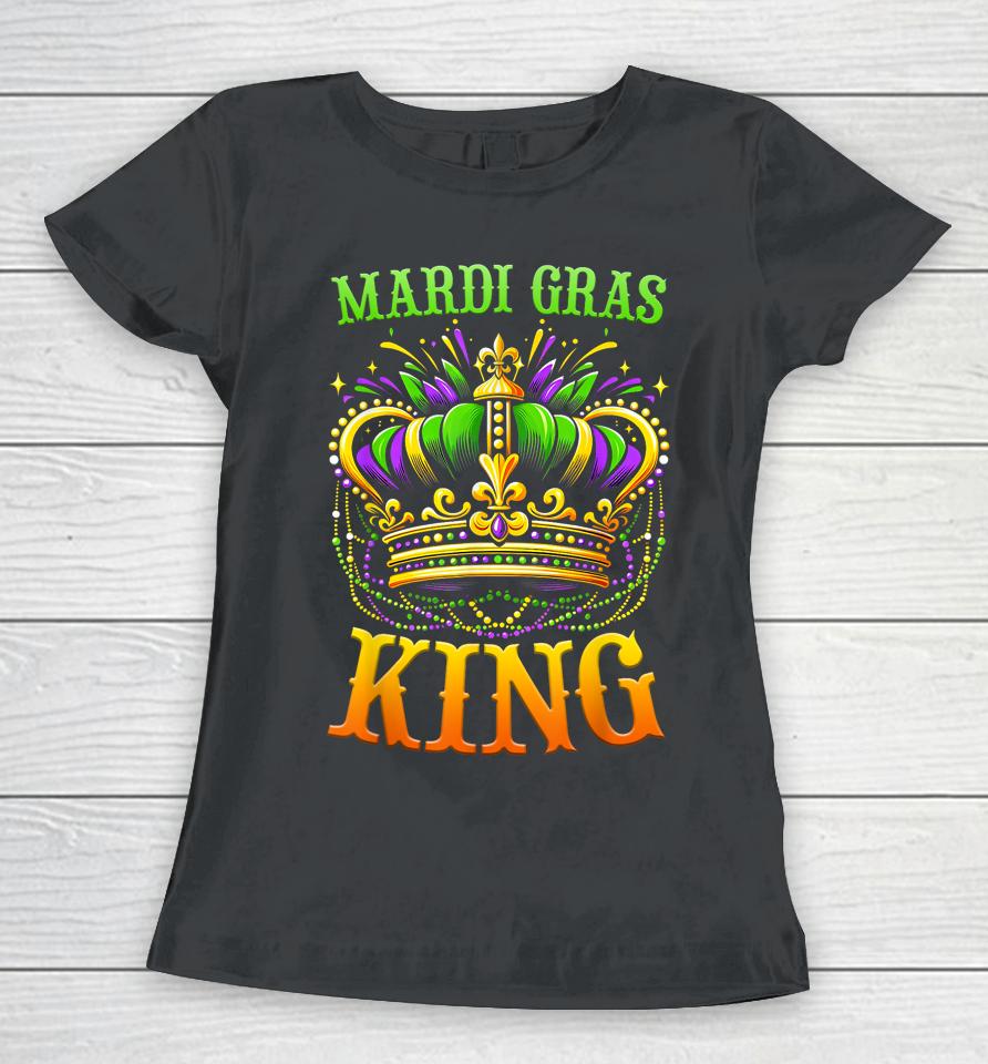 Mardi Gras King Shirt Men Carnival Costume Women T-Shirt