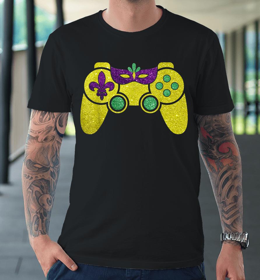 Mardi Gras Video Game Premium T-Shirt