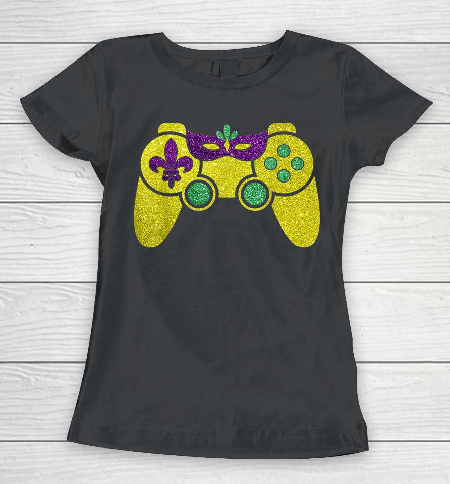 Mardi Gras Video Game Women T-Shirt