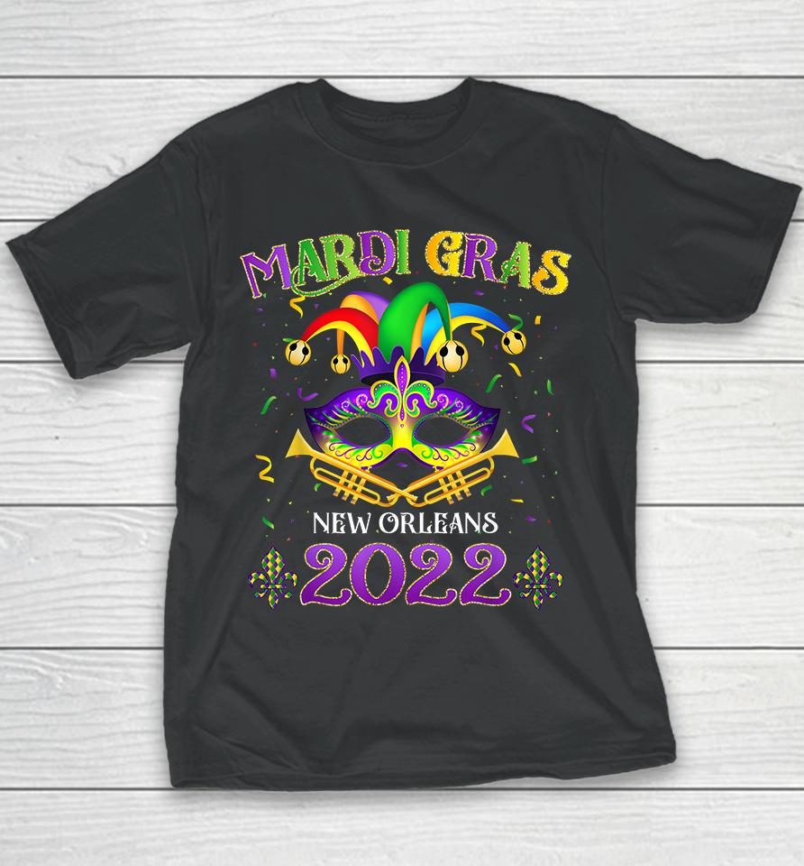 Mardi Grass New Orleans 2022 Youth T-Shirt