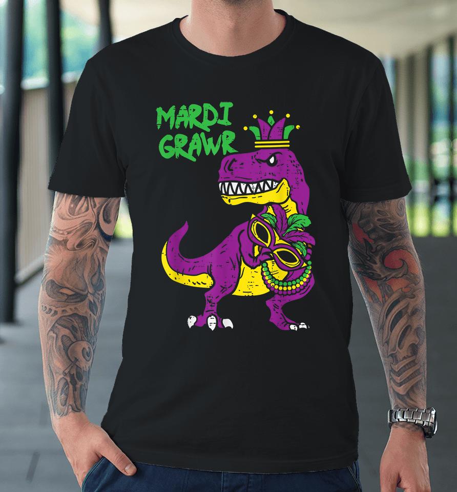 Mardi Grawr T-Rex Dino Kids Premium T-Shirt