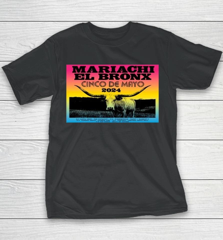 Mariachi El Bronx Cinco De Mayo 2024 Youth T-Shirt