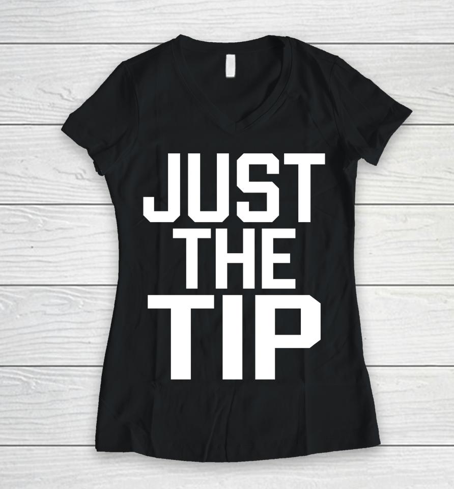 Marina Maher Just The Tip Women V-Neck T-Shirt