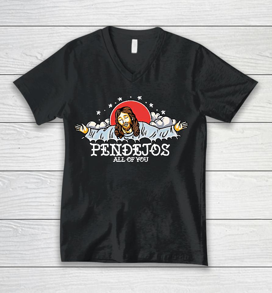 Mario Lopez Pendejos All Of You Unisex V-Neck T-Shirt