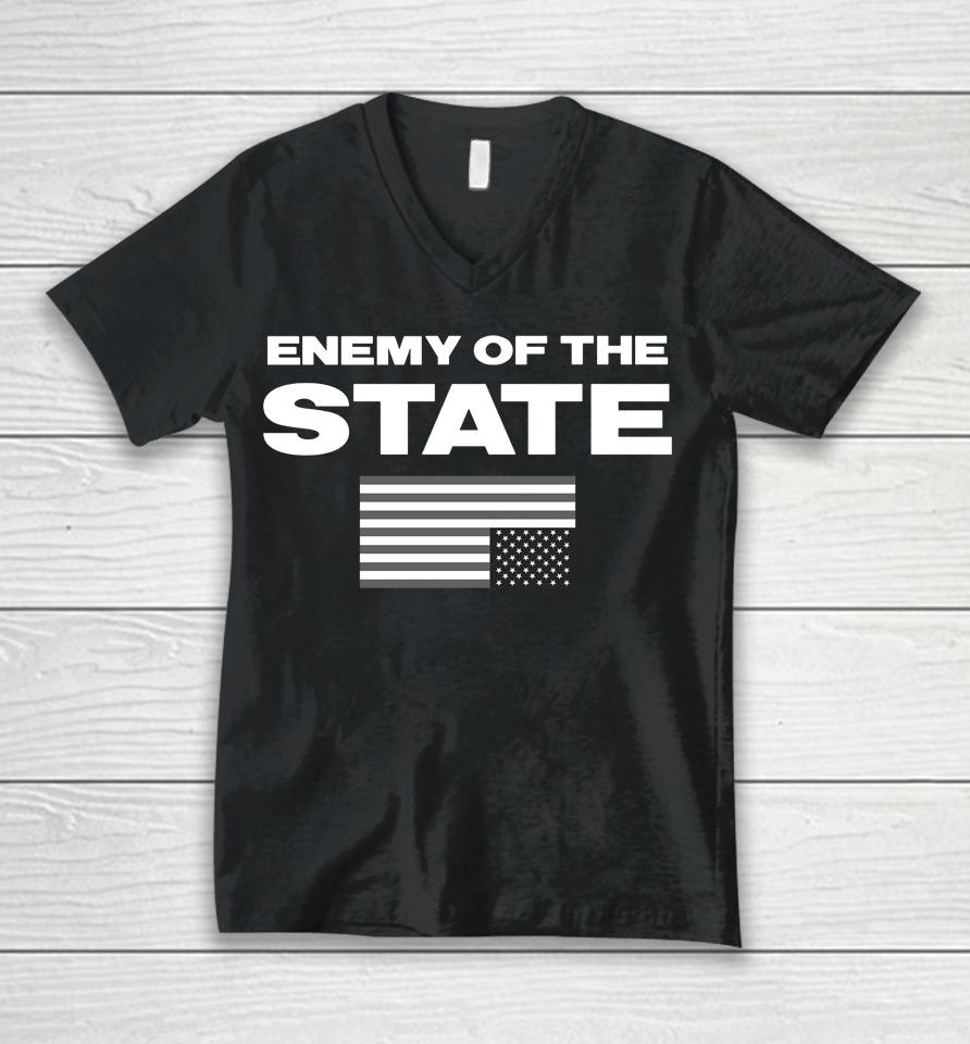 Marjorie Taylor Greene Enemy Of The State Unisex V-Neck T-Shirt