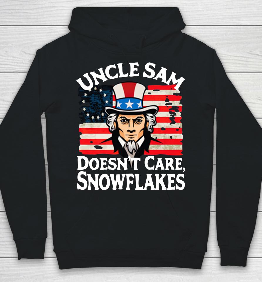 Mark Joseph Stern Uncle Sam Doesn't Care Snowflakes Hoodie