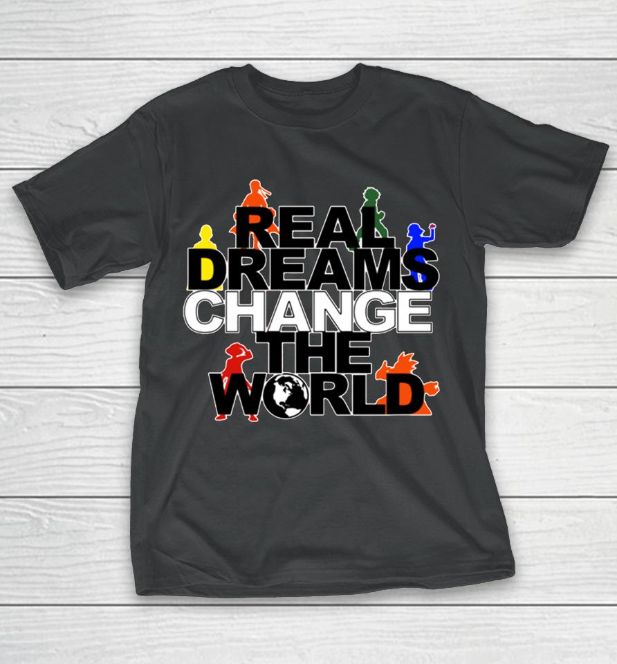 Mark Phillips Grant Rdc Merch Real Dreams Change The World Anime T-Shirt
