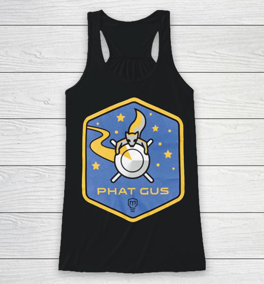 Mark Rober Phat Gus Mission Patch Racerback Tank