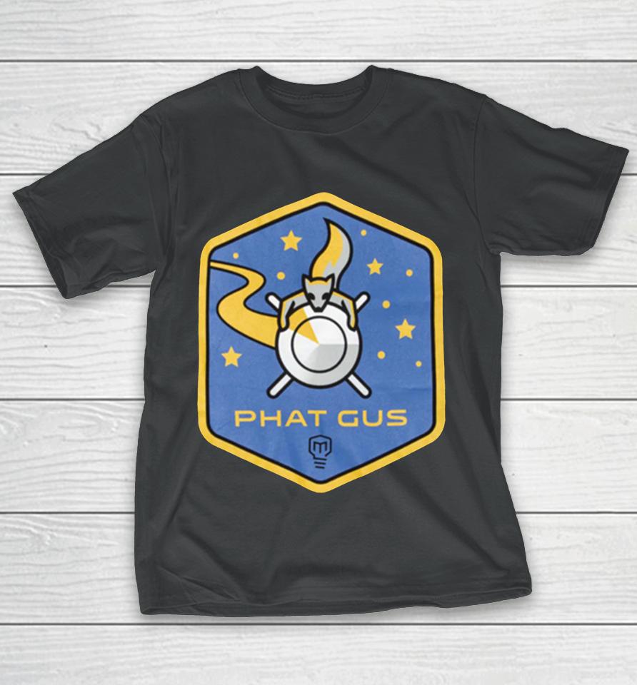 Mark Rober Phat Gus Mission Patch T-Shirt