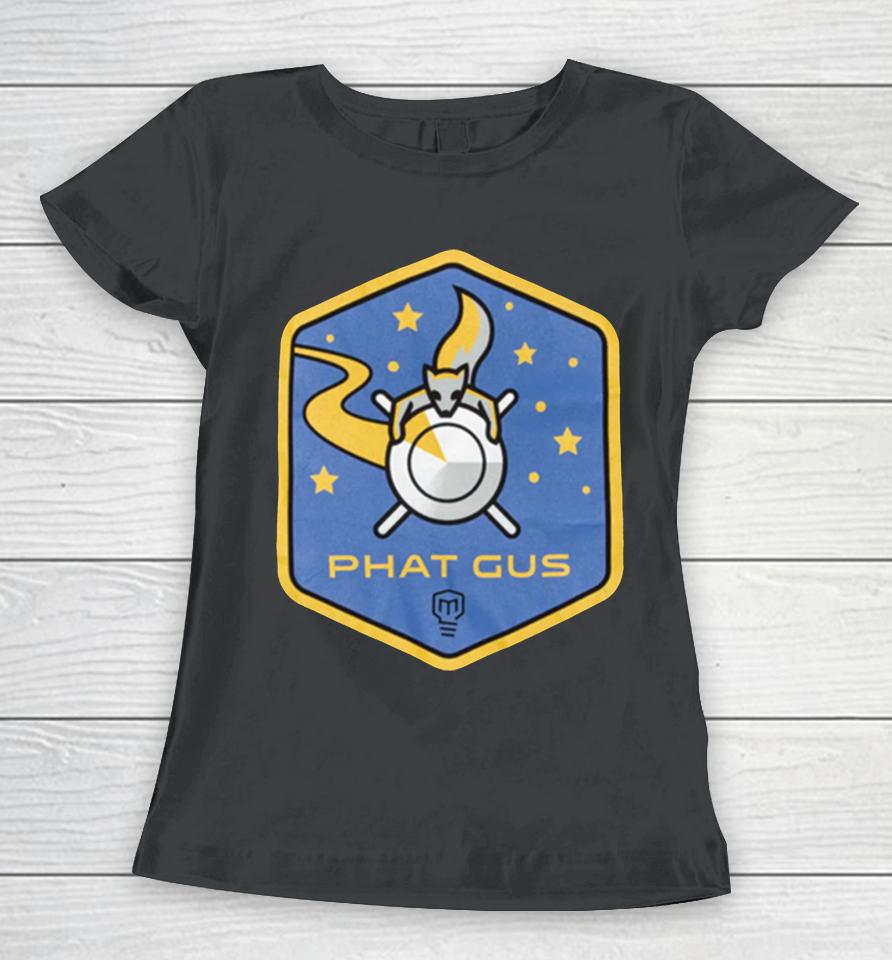 Mark Rober Phat Gus Mission Patch Women T-Shirt