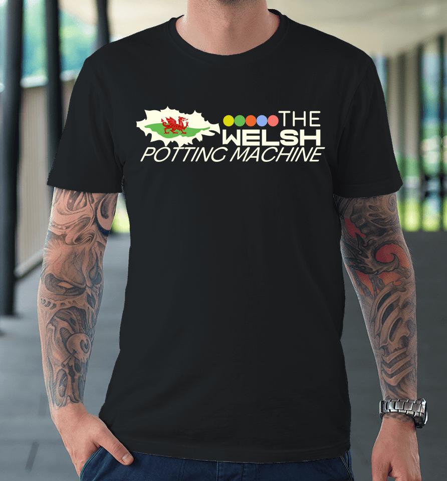 Mark Williams Snooker Welsh Potting Machine Premium T-Shirt