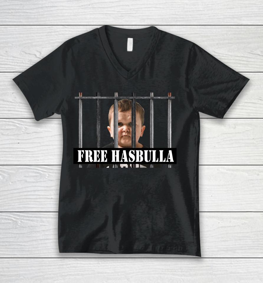Marketstudios Collab Hasbulla Free Hasbulla Unisex V-Neck T-Shirt