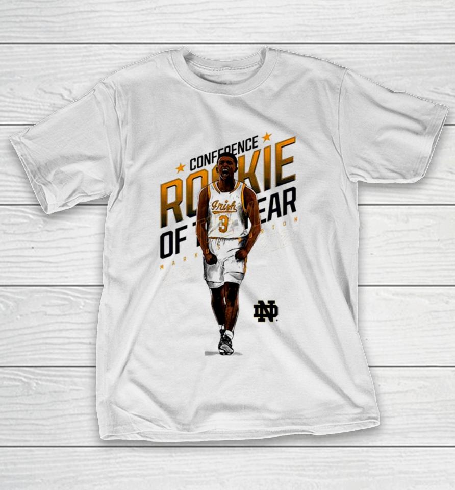 Markus Burton Notre Dame Ncaa Men’s Basketball 2024 T-Shirt