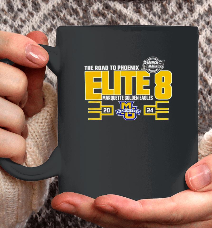 Marquette Golden Eagles 2024 March Madness Elite Eight Coffee Mug