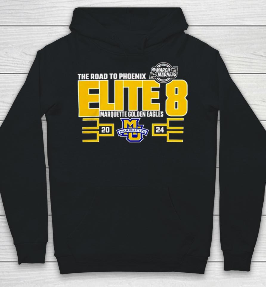Marquette Golden Eagles 2024 March Madness Elite Eight Hoodie