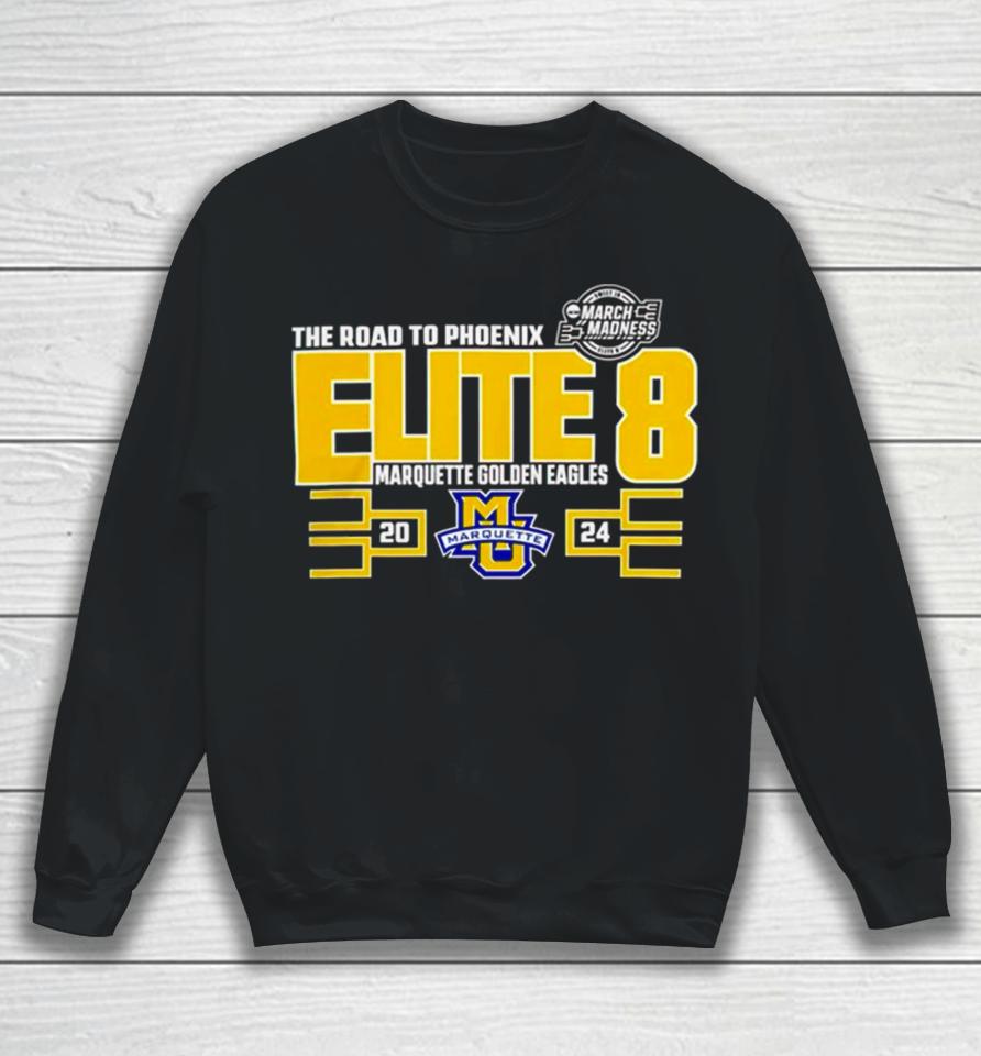 Marquette Golden Eagles 2024 March Madness Elite Eight Sweatshirt