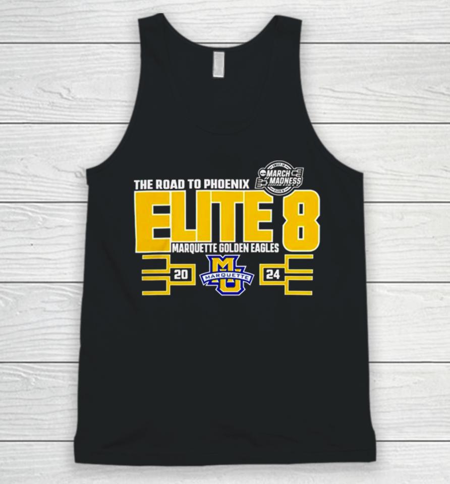 Marquette Golden Eagles 2024 March Madness Elite Eight Unisex Tank Top