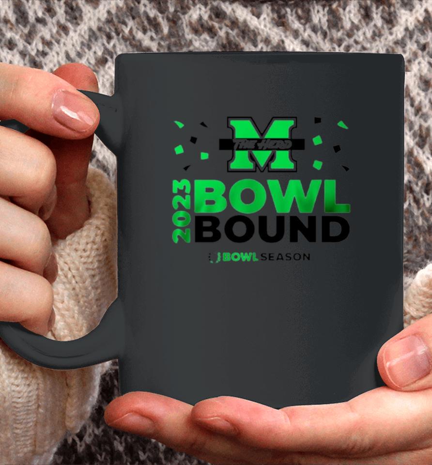 Marshall Thundering Herd 2023 Bowl Bound Bowl Season Coffee Mug