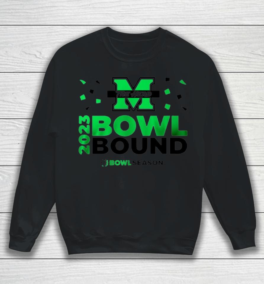 Marshall Thundering Herd 2023 Bowl Bound Bowl Season Sweatshirt