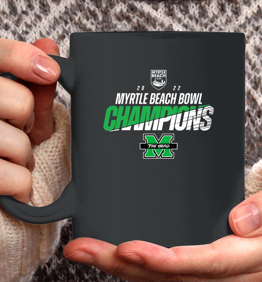 Marshall Thundering Herd Champion 2022 Myrtle Beach Bowl Coffee Mug