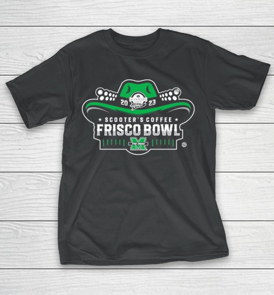 Marshall Thundering Herd Football 2023 Scooter’s Coffee Frisco Bowl T-Shirt